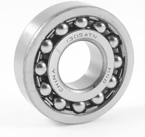 Silver Tone Double Row Self Aligning Ball Bearing 60mm x 28mm 16mm 1305ATN in Kuwait