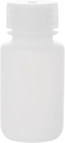EISCO - زجاجات كاشف HDPE معقمة واسعة الفم سعة 60 مل مع أغطية من البولي بروبيلين، عبوة مكونة من 12 قطعة، حاويات مختبرية شفافة وغير قابلة للتعقيم، نطاق درجة حرارة -100 إلى 120 درجة مئوية in Kuwait