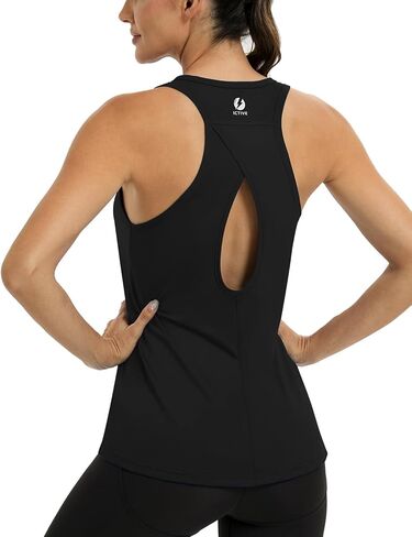 Workout Tops for Women Sleeveless Cross Back Muscle Racerback Exercise Tank Shirts in Saudi Arabia
