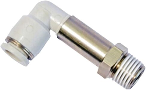 One-Touch Fitting PLL4M5/01/02 PLL6M5/01/02/03 PLL801/02/03 PLL10 PLL12 Threaded Type Extended Male Elbow(PLL1204) in Kuwait