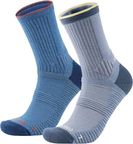 Juclise Lightweight Micro Crew Merino Wool Hiking Socks, Thin Breathable Seamless Anti-Blister Moisture Wicking Cushioned in Saudi Arabia