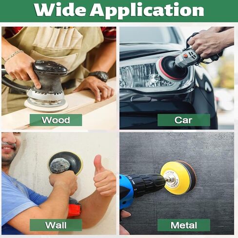 Sandpaper Hook and Loop 50 PCS 5 inch Assortment Sanding Discs Wet Dry 60 120 240 400 600 800 1000 1500 2000 3000 Grit, Orbital Sandpaper 125mm for Metal Wood Paint Automotive Polishing in Kuwait