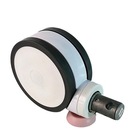 6 Inch Round Tube M32 Rod Center Control Double Piece Caster Silent Wheel 1Pcs in Kuwait