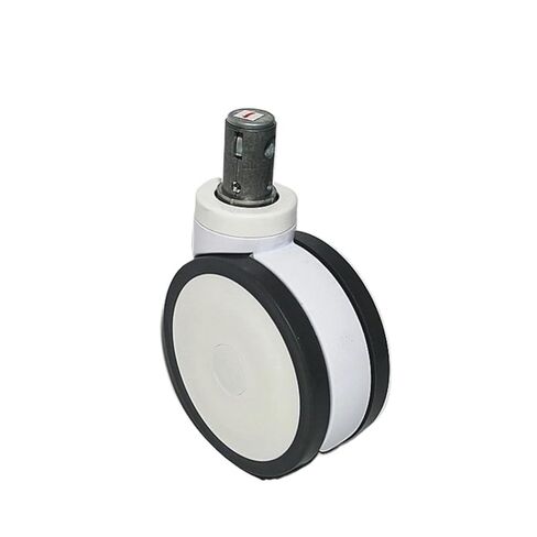 6 Inch Round Tube M32 Rod Center Control Double Piece Caster Silent Wheel 1Pcs in Kuwait