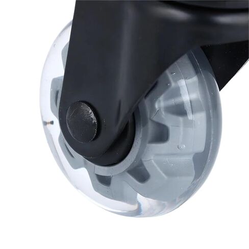 11X22mm 2-Inch Insert Rod Caster Wheels Rubber Hybrid Chair Rollers 360° Swivel 5Pcs in Kuwait