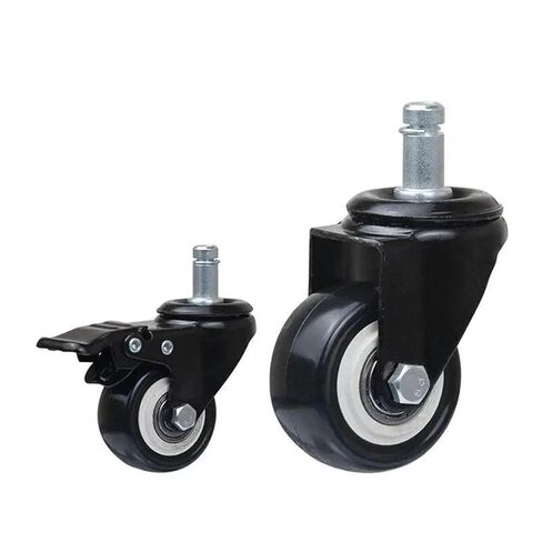 2 Inch Universal Chair M11 Lifting Office Wheel/Universal Brake Wheel 5Pcs(Silver) in Saudi Arabia