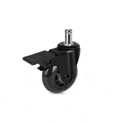 Chair Casters 3inch Lockable Heavy Duty Swivel Caster Replacements Smooth Rolling 3/5Pcs(5pcs 10mm) in Saudi Arabia