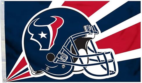 Fremont Die NFL Houston Texans 3' x 5' Flag with Grommets, 3 x 5-Foot, Helmet in Kuwait