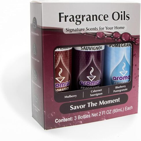 زيت عطر أرومار الفاخر، زجاجة 2 أونصة، 3 عبوات رائحة عطرية تدوم طويلاً، علاج عطري منعش ومنشط لغرفة المعيشة وغرفة النوم والمطبخ 2 أونصة in Kuwait