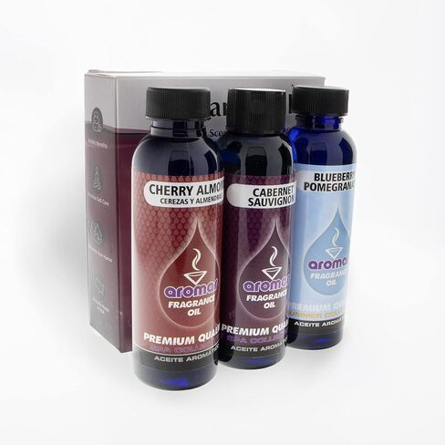 زيت عطر أرومار الفاخر، زجاجة 2 أونصة، 3 عبوات رائحة عطرية تدوم طويلاً، علاج عطري منعش ومنشط لغرفة المعيشة وغرفة النوم والمطبخ 2 أونصة in Kuwait