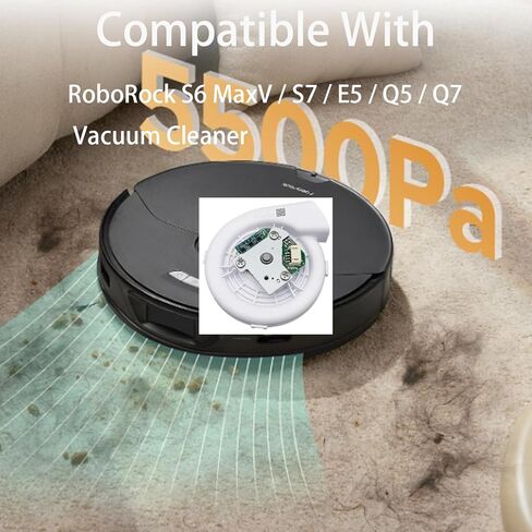 Spare Parts Original Fan Motor Compatible with Roborock S7 / S6 MaxV / E5 / Q5 / Q7 / T7S Plus Vacuum Cleaner Engine Ventilation Fan Motor in Kuwait