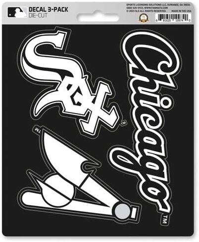 ملصق FANMATS 39297 Chicago White Sox 3 قطع in Kuwait