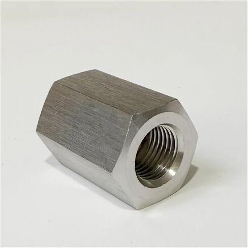 1/2" BSPP To M18x1.5 Female 304 Stainless Steel High Pressure Hex Coupling Pipe Fitting Connector IHNIEAEW in Kuwait