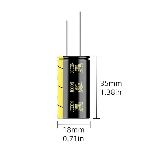 5-Pack 63V 2200uF Premium Quality Low ESR Electrolytic Capacitors 18x35mm (0.71x1.38in), 63Volt 2200MFD High-Frequency Caps with Superior Performance in Kuwait