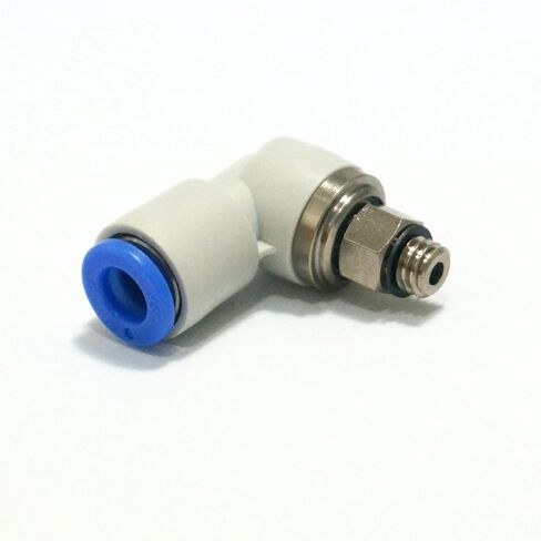 KSL06-M6 Tube 0.D.6mm Connection Thread M6x1 Connectors Joint Elbow Rotary Fitting KSL in Kuwait