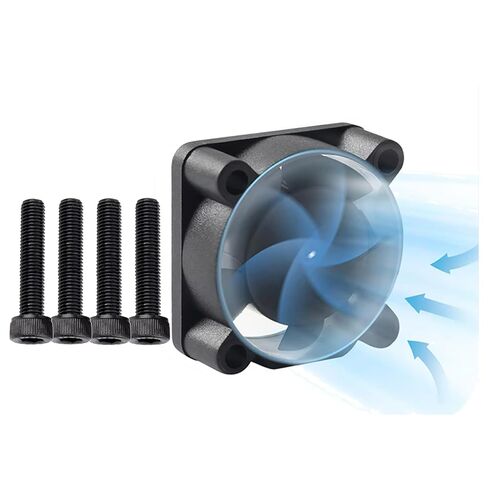 عبوتان من مروحة Bambu Lab P1S P1P Hotend، مروحة تبريد ذات طرف ساخن للطابعة ثلاثية الأبعاد، مروحة تبريد سريعة 2510 مع مروحة صامتة بدون فرشاة بمحمل كروي مزدوج in Kuwait