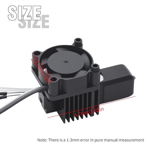 Hoypeyfiy P1P/P1S Hotend Complete Kit, with 0.2/0.4/0.6/0.8mm Quick-Change Nozzle Tips, Replacemen for Bambu Lab P1S/P1P 3D Printer, Maximize Printing Flexibility in Kuwait