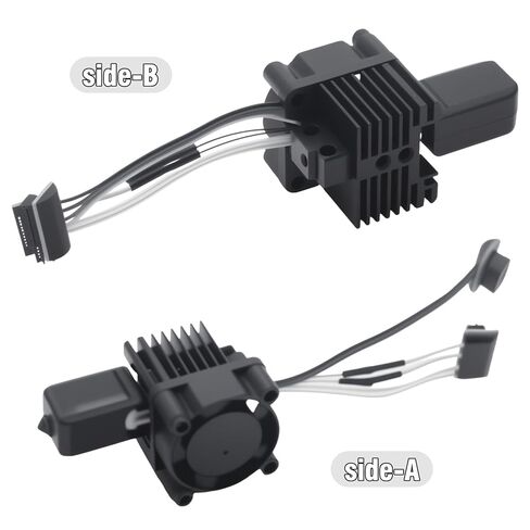 Hoypeyfiy P1P/P1S Hotend Complete Kit, with 0.2/0.4/0.6/0.8mm Quick-Change Nozzle Tips, Replacemen for Bambu Lab P1S/P1P 3D Printer, Maximize Printing Flexibility in Kuwait