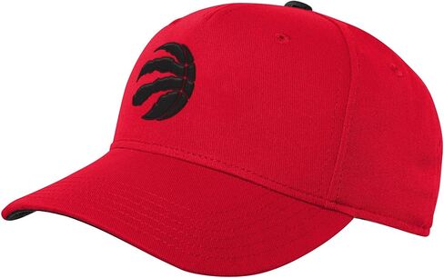 Outerstuff Toronto Raptors NBA Youth (8-20) Precurve Snapback Adjustable Cap, Red/Black in Kuwait