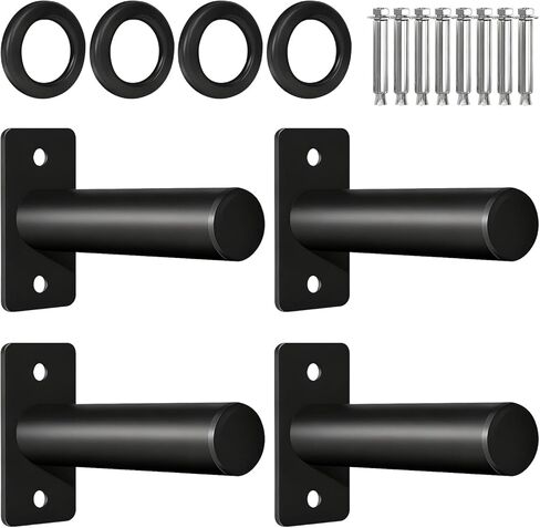 Wall Mounted Weight Plate Holder - Fit 2inch Olympic Weight Plates, Protective Rubber Pad in Saudi Arabia