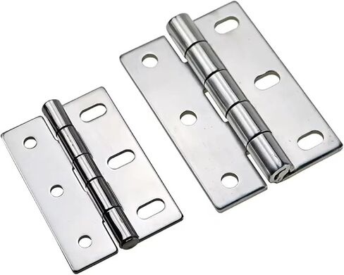 Industrial Electrical Cabinet Distribution Box Door 304 Stainless Steel Load-Bearing Folding Hinge 1Pcs(Large) in Kuwait