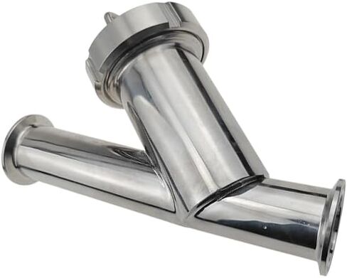 1.5" Tri Clamp Y Type Filter Strainer，Pipe OD 3/4", Stainless Steel SS304 DIN Cover 80 mesh IHNIEAEW in Kuwait