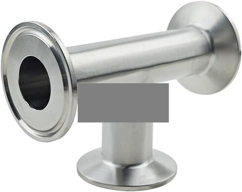 1PC 1.5" Tri Clamp & Pipe OD 1" 25MM Equal Tee Compatible Pipe Fitting SS304 Stainless Steel IHNIEAEW in Kuwait
