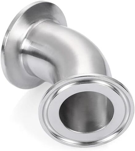 25mm Pipe OD & 1.5" Tri Clamp 45 Degree Elbow 316L Stainless Fitting Connector IHNIEAEW in Kuwait