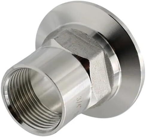 3/4 "BSPT أنثى الفولاذ المقاوم للصدأ 1.5" ثلاثي المشبك سداسية محول TC ثلاثي المشبك أجزاء أنثى IHNIEAEW in Kuwait