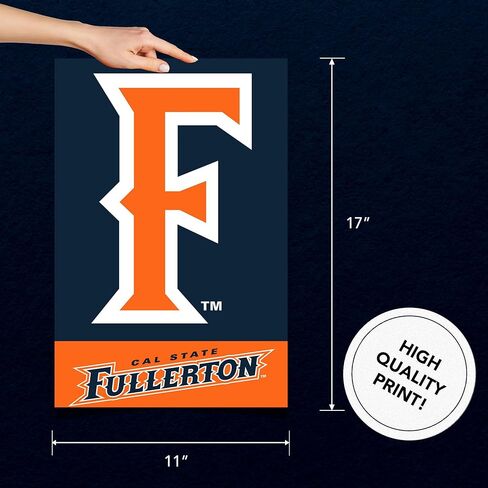 ملصق جامعة Desert Cactus Cal State Fullerton CSUF Titans مقاس 11 × 17 بوصة لديكور غرفة المكتب ومعدات المعجبين الرسمية (الإصدار 1A) in Kuwait