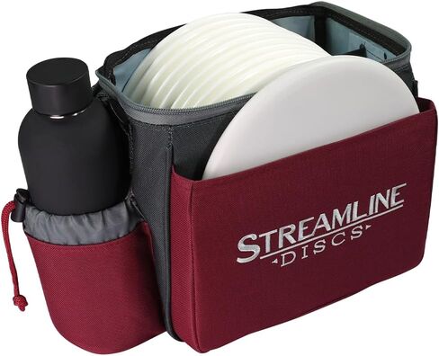 Streamline Discs Cell Disc Golf Starter Bag (Burgundy/Black) in Kuwait