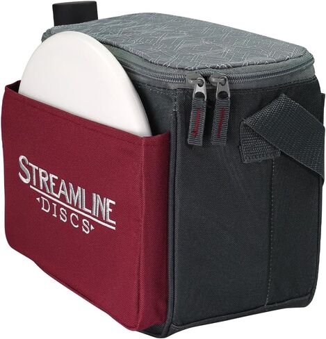 Streamline Discs Cell Disc Golf Starter Bag (Burgundy/Black) in Kuwait
