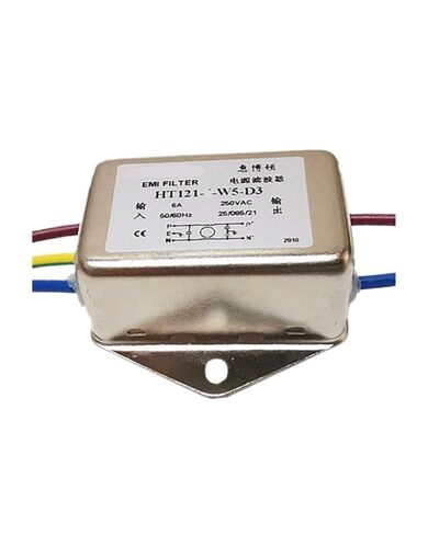 فلتر الطاقة HT121-6-W5-D3 10A 6A 3A 120 مع كابل (HT120-10-L8-D1 10A) in Kuwait