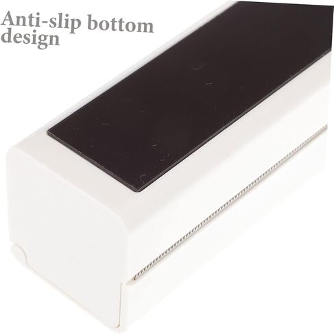 STOBOK Plastic Film Cutter - Cling Wrap Dispenser with Stainless Steel Cutter Compact Food Wrap Storage Box for Home Use Ideal for Plastic Wraping and Aluminum Foil in Kuwait