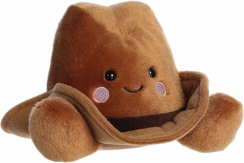 قبعة Aurora® Adorable Palm Pals™ بحجم الحفلات من Orville Cowboy Hat™ حيوانات محشوة - قطيفة ممتعة يمكن تجميعها للأطفال والكبار - مثالية لتزيين الغرف وهدايا عيد الميلاد - بني 8 بوصات in Kuwait