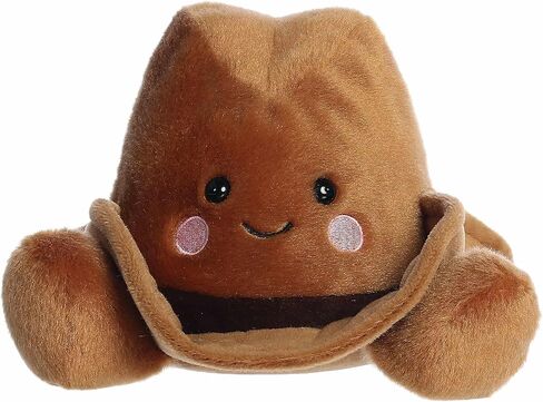 قبعة Aurora® Adorable Palm Pals™ بحجم الحفلات من Orville Cowboy Hat™ حيوانات محشوة - قطيفة ممتعة يمكن تجميعها للأطفال والكبار - مثالية لتزيين الغرف وهدايا عيد الميلاد - بني 8 بوصات in Kuwait