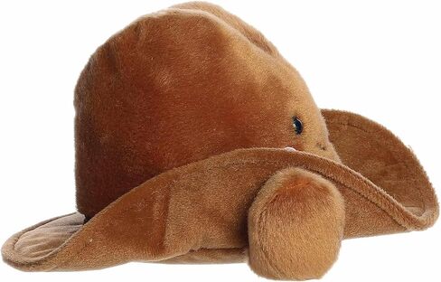 قبعة Aurora® Adorable Palm Pals™ بحجم الحفلات من Orville Cowboy Hat™ حيوانات محشوة - قطيفة ممتعة يمكن تجميعها للأطفال والكبار - مثالية لتزيين الغرف وهدايا عيد الميلاد - بني 8 بوصات in Kuwait