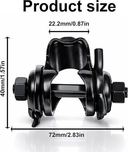 Bike Seat Clamp Bike Saddle Clamp Universal Bicycle Post Seat Clamps Adapter for Standard Rail Saddles Compatible with Mountain Road Bikes Steel Construction Universal in Kuwait