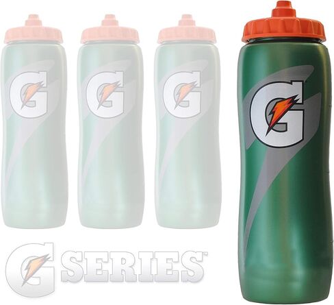 زجاجة ضغط من سلسلة Gatorade 50220SM G بسعة 32 أونصة (4 عبوات)، أخضر لؤلؤي in Kuwait