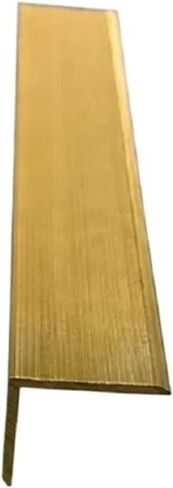Brass Angle Shaped Polish Plate Rod Bar(Length 300mm 1pc,5x10x1.2mm) in Saudi Arabia