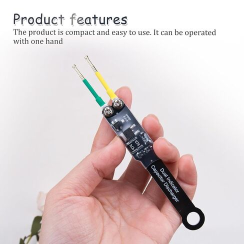 ZORZA 1Pcs High-Efficiency Capacitor Discharge Tool with LED Indicator Portable Dual-Mode AC/DC Discharging Pen for Quick Voltage Release Electrical Repair & Maintenance in Kuwait