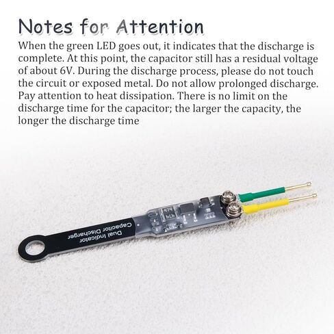 ZORZA 1Pcs High-Efficiency Capacitor Discharge Tool with LED Indicator Portable Dual-Mode AC/DC Discharging Pen for Quick Voltage Release Electrical Repair & Maintenance in Kuwait