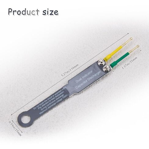 ZORZA 1Pcs High-Efficiency Capacitor Discharge Tool with LED Indicator Portable Dual-Mode AC/DC Discharging Pen for Quick Voltage Release Electrical Repair & Maintenance in Kuwait