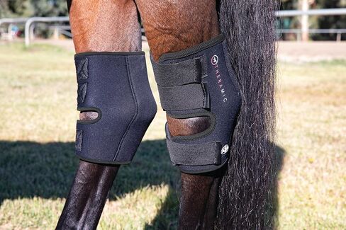 Professional's Choice Theramic Hock Boots | May help to increase blood circulation, reduce inflammation and ease pain |Sold in pairs | Small, Medium, Large in Saudi Arabia