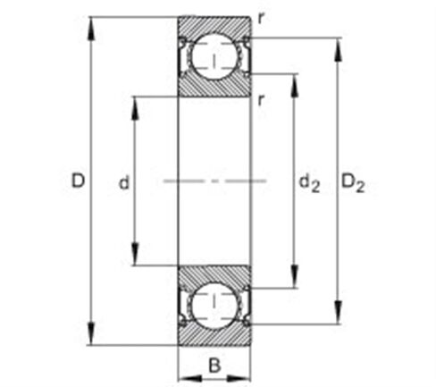 10Pcs Bearing 687 618/7 7x14x3.5 618/7ZZ Deep Groove Ball Bearings, Single Row Mini Ball Bearing in Kuwait