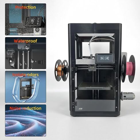مشروع الضميمة المحدث من FYSETC لـ Falshforge AD5X: دعم ألوان DIY - نمط خيوط عالية الحرارة ASA ABS PC Print للحفاظ على هدوء الطابعة ثلاثية الأبعاد in Kuwait