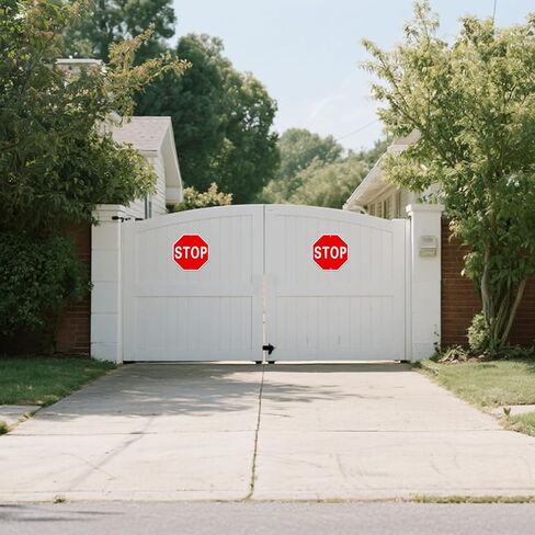 Stop Sign, 18 x 18 Inches Street Road Reflective Warning Signs, Rust Free Aluminum Sign, UV Protected and 2 Pre-drilled Holes in Kuwait