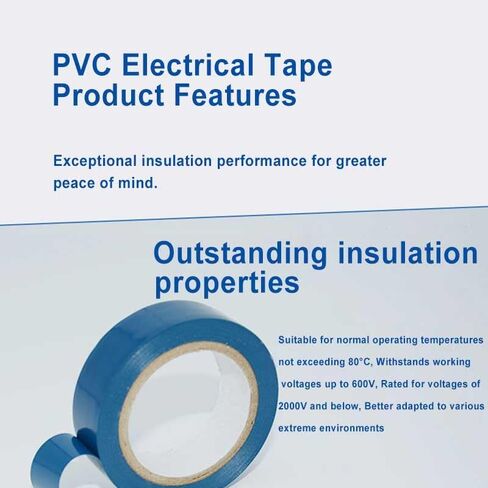 1 قطعة 16 مللي متر × 10 متر شريط العزل الكهربائي PVC شريط مثبطات اللهب لون عشوائي in Kuwait