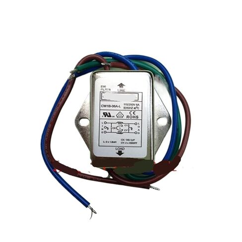 Single-Phase AC 110/250 Power Filter CW1B-10A-L Large Edge(CW1B-03A-L) in Kuwait