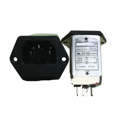 مرشح الصمامات المزدوج من نوع المقبس IEC CW2A-10/6/3A-T (F2)(CW2A -03A -T-F2) in Kuwait